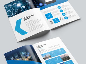 大氣藍(lán)色企業(yè)形象宣傳畫冊(cè) 專業(yè)設(shè)計(jì)與高清AI模板一站式獲取